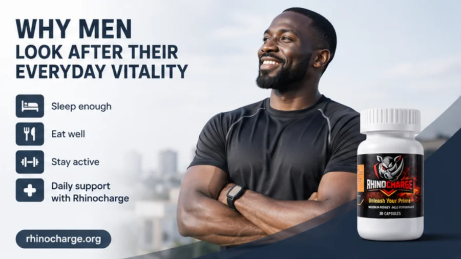 Rhinocharge — everyday vitality for men, day after day